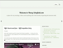 Tablet Screenshot of henry-schofield.com